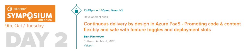 bartplasmeijer's tweet image. I will present at #Sitecore Symposium 2018. #sitecoreSYM #valtech