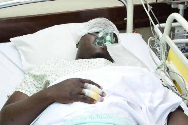 ntvuganda's tweet photo. UPDATE: Sources confirm to NTV that MPs Kyagulanyi and Francis Zaake are locked up in their rooms and have denied medical officers access. The two were yesterday blocked from travelling abroad for further treatment after being tortured during the Arua by-election mayhem  #NTVNews https://t.co/SHcIag5fzs