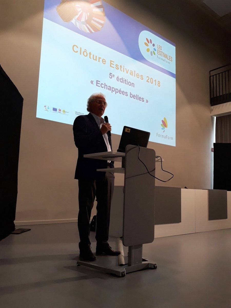 DidierGosuin's tweet photo. La formation des formateurs est une des clés essentielles pour répondre aux besoins de la société en matière de formation professionnelle et aux évolutions du monde du travail #ClôtureEstivales #Formaform @FormaForm_edu https://t.co/9PILXCXZXr