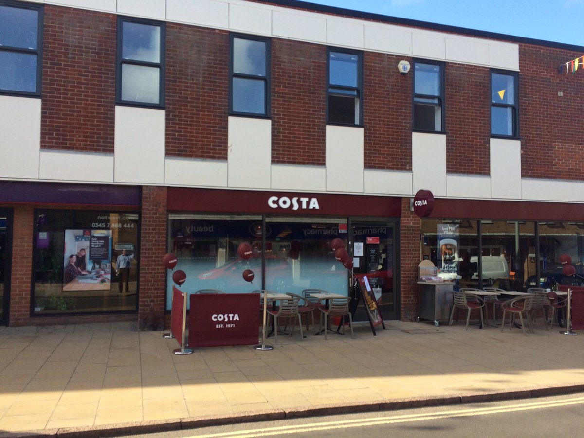 DBaleReporter's tweet image. Costa Coffee opened in Cromer at 7am today.