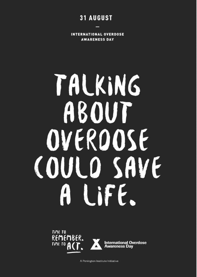 It’s important we all talk to young people about the risk of overdose. They always think it won’t happen to them. But it might be a friend, a family member or a parent. Make sure they know what to do if someone overdoses #educate #aware <a href="/inclusion_hants/">Inclusion Recovery Hampshire</a> <a href="/PSL_Hampshire/">Parent Support Link</a>