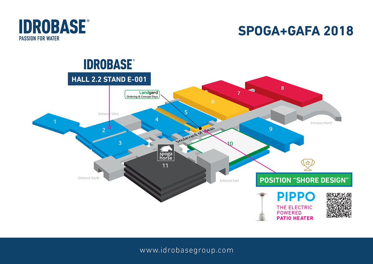 We will be at <a href="/spoga/">spoga+gafa</a> fair (Cologne, 2-4 September), the most important world exhibition dedicated to garden furniture(Hall 2.2, Stand E-001) we will also be on the exclusive Boulevard of Ideas with PIPPO, the new outdoor heater lnkd.in/d3KkdTw #Enjoy
