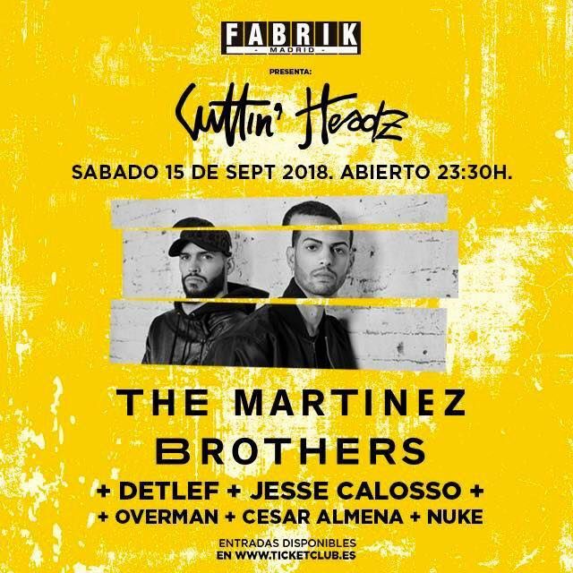 fabrikdiscoteca's tweet image. “RT” &amp;amp; ven gratis a disfrutar de The Martinez Brothers el 15 de septiembre !! #sorteo
