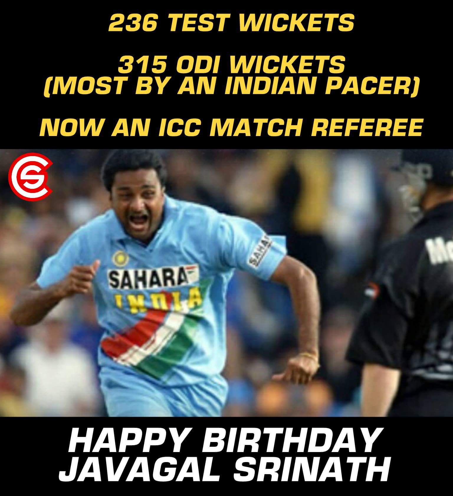 Happy Birthday, Javagal Srinath!! 