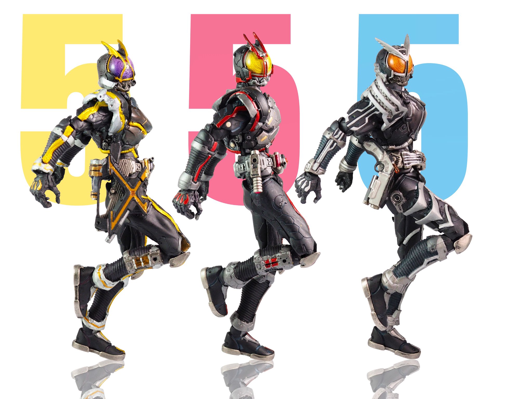 トラコーン Ar Twitter 555でusa 仮面ライダージオウに半田健人さんと村上幸平さんが出演することが決定したことと その主題歌を555の 主題歌を歌っていたissaさんが担当することになったことを祝して555チームにu S A 踊ってもらいました Issa 仮面ライダー555