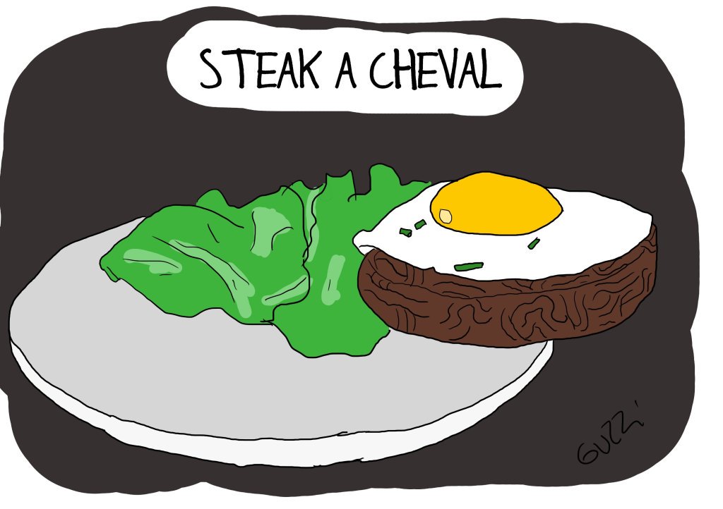 Steak à cheval lemondedeguzzi.fr/2018/08/31/ste…