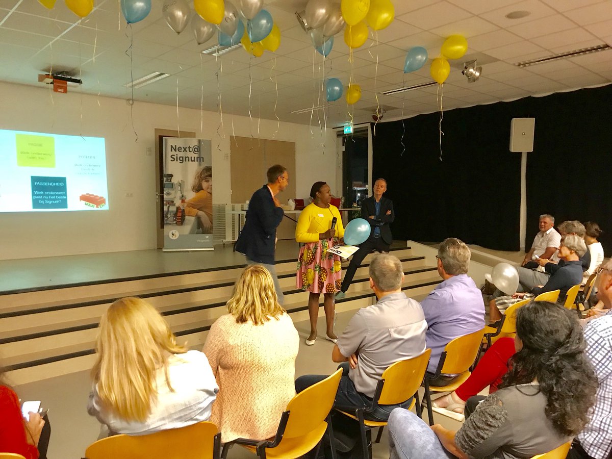 We kijken terug op een geslaagde #kickoff Next@Signum met keynote @tomkniesmeijer. ‘De start van een gezamenlijke trektocht’, aldus Arlène Denissen #lidCvB #stratgischekoers #Signum