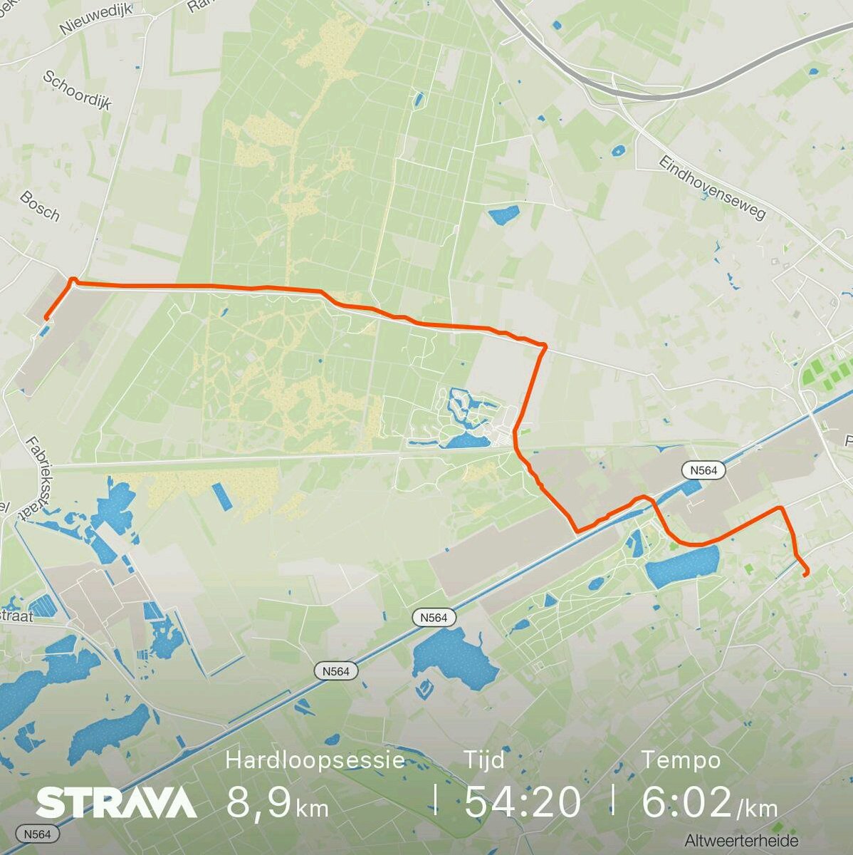 Bekijk mijn hardloopsessie op Strava: strava.com/activities/180…