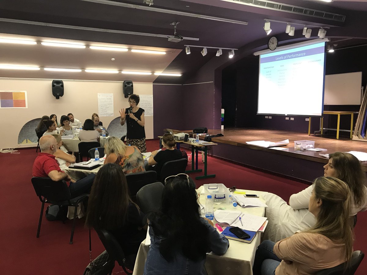 IC_Lebanon's tweet image. On to Levels of Performance at #DanielsonFramework workshop for #NewFaculty #IC2018 @MLeibfried