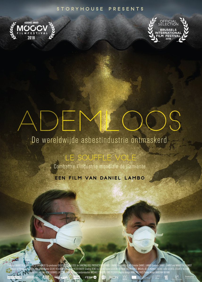 'Ademloos' is een pakkende #documentaire van @lambofilms over leven in het puin van de asbestindustrie. Vanaf 5 september in @CinemaZED, Cinema Palace, @sphinxcinema, @Lumiere_cinema en Cinema Rio. En op 15 september te zien tijdens ALL RIGHTS ➡️ amnesty-international.be/all-rights