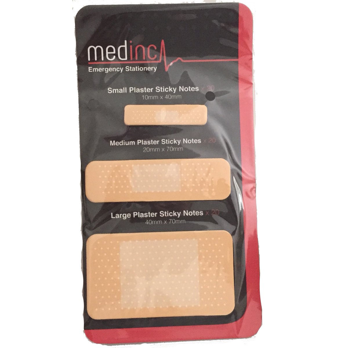 medinc_uk's tweet photo. Check out the new design of our Medinc Plaster Sticky Notes. We have redesigned the style and reduced the packaging, making them much better for the environment and also allowing us to cut the price down to just £1.99!! #Medic #Nurse #MedicalStudent https://t.co/f9AsvyOA8b https://t.co/AJwb2A93Wj