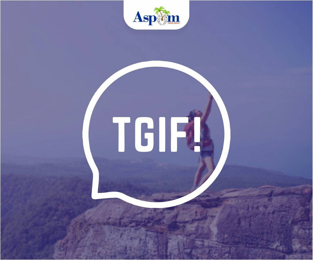 aspomtravels's tweet photo. Yay!!!!!!
It's Friday.
.
What will you be doing this weekend.?
Don't compromise on fun.
#tgif #friday #fridayfun #fridaynight #tourism #tour #travel #maternity #birthright #usbaby #visaapproved✔️ #aspombirthservices #Aspomtravel #aspomschoolservices https://t.co/yVYP61iqyl