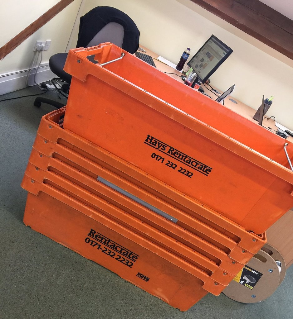nwgrnd's tweet photo. The orange crates have arrived at Bob Watts in #Blackburn! That can only mean one thing ... we are creating a new office space! #inspiringourworkforce #newbeginnings #buildingfutures #Newground #Newgroundtogether https://t.co/6eH8OQWcFK