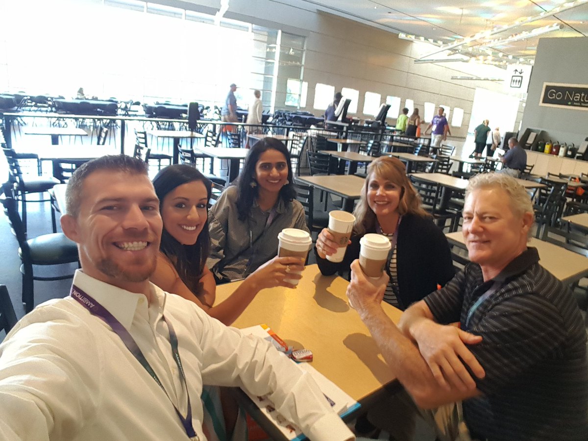 TrainforMoore's tweet photo. @AmbitEnergy Ready to go Day #2! #ambition2018 #caffeine #NorCalCrew https://t.co/YCjtGA640m