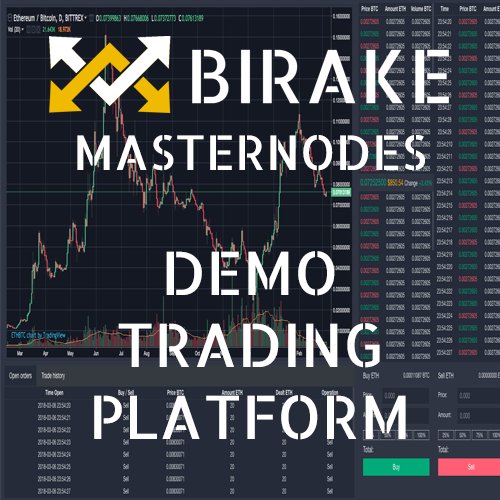 BIRAKE New version of our demo trading platform available! Only 5 #masternodes available! ROI over 2000%! Check our discord discord.gg/WrxZUtu