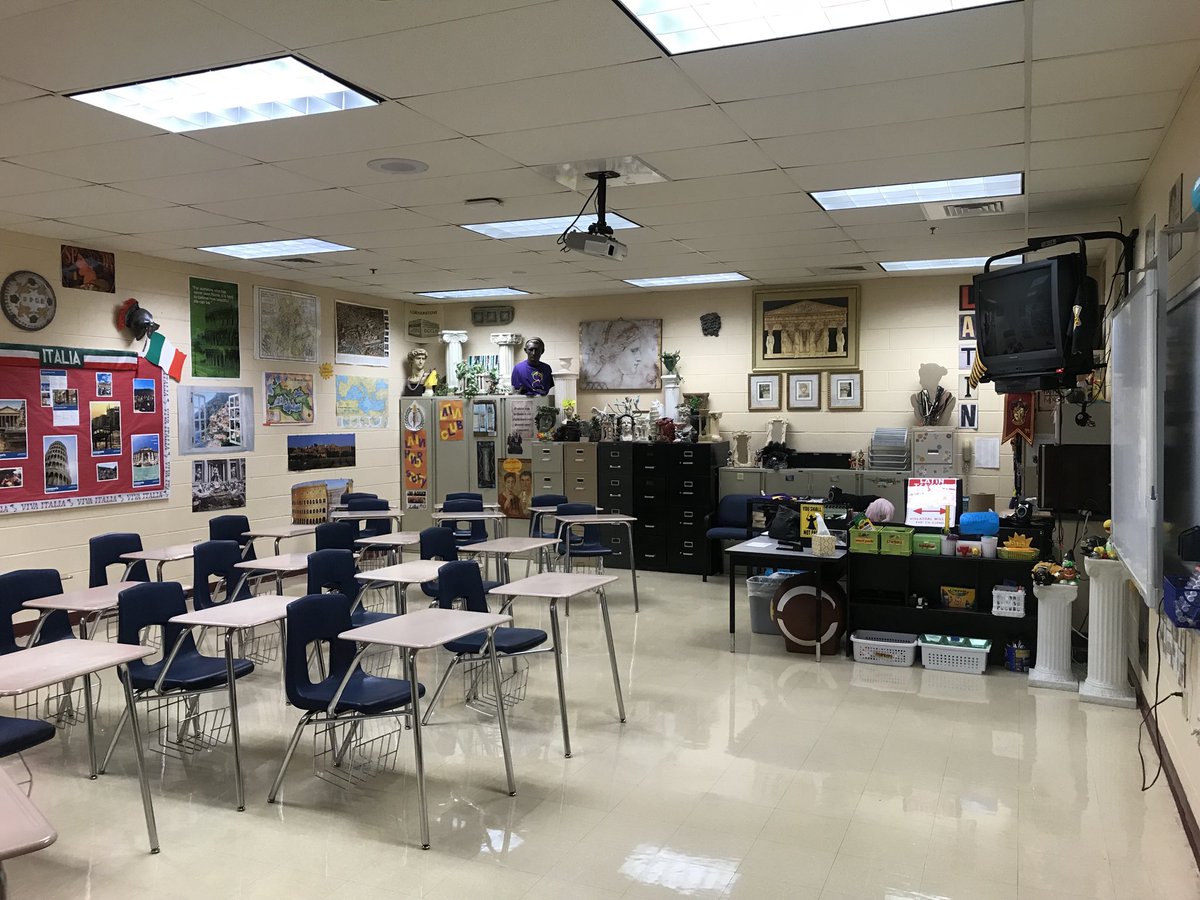 Ms Parfitt’s Latin room is ready and waiting for the new year! Soooo exciting!