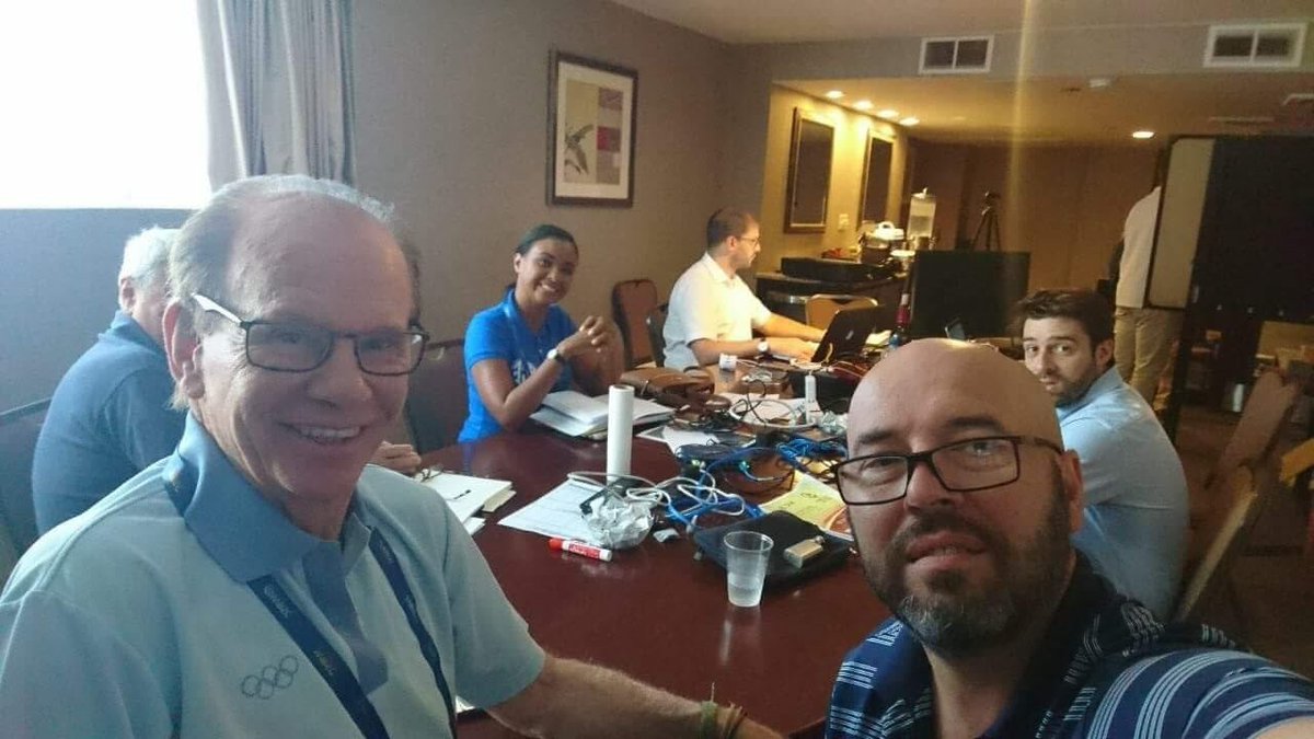 Arrivé en Floride pour le Comité Exécutif de la <a href="/WBSC/">WBSC ⚾🥎</a> première réunion de travail avec Willi Kaltschmitt de <a href="/Olympics/">The Olympic Games</a> et <a href="/Midji_Verdol/">Midji Verdol</a> présidente de la ligue de baseball et softball des Antilles françaises sur le développement du @WBSC_Baseball5 !