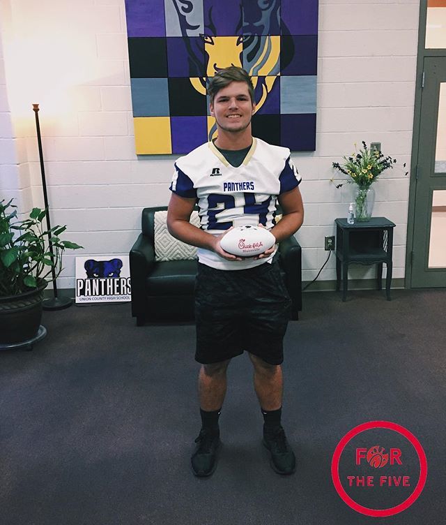 We want to congratulate Chad Buzzard for being the #CFABlairsville Player of the Week in UC’s Opening game win over East Hall! Chad led the Panthers last Friday night with 3 touchdowns! Congrats Chad, and good luck to our Panthers tonight as they travel … ift.tt/2Po3URr