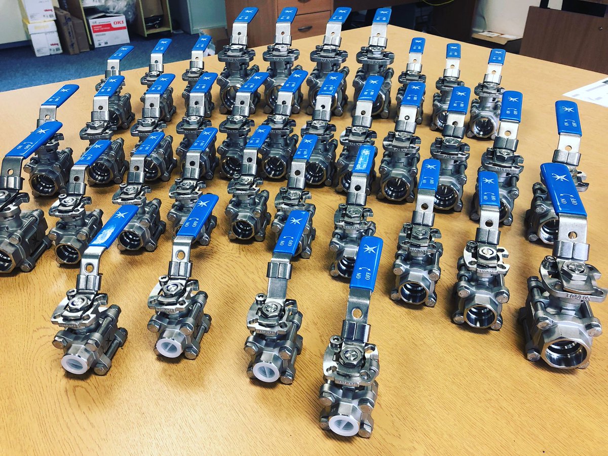 valvesonlineuk's tweet photo. Large order of Mars Series 77 Three Piece Ball Valves in various sizes & socket weld connections. Available online: https://t.co/szVh7juNRT #valves #valvesonline #ballvalve #ballvalves #mars #marsvalve #marsvalves #marsballvalve #marsballvalves #threepieceballvalve #engineeringuk https://t.co/uBsZq1oq8o