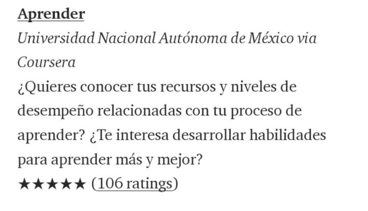 amadeozav's tweet image. La #UNAM tiene un curso llamado &quot;Aprender&quot; en #coursera y figura en el top50 mejores cursos universitarios online según los estudiantes que ya lo han tomado de la página #ClassCentral #OrgulloUNAM