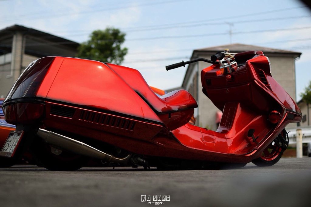 HONDA フュージョン MF02 カスタム エアサス キャンディレッド