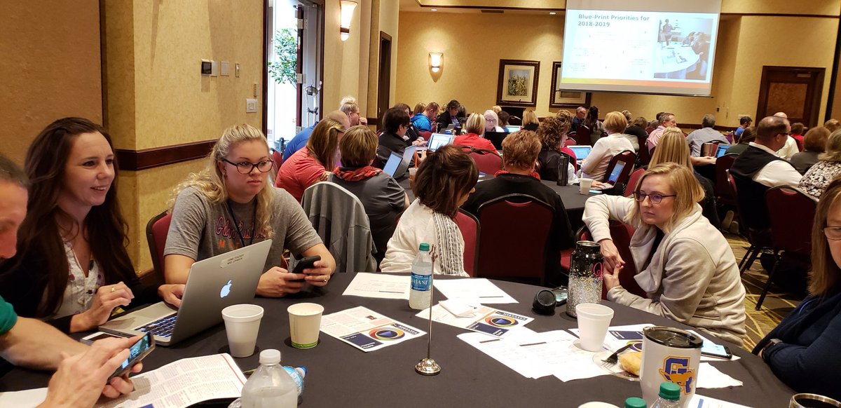 loliggett's tweet photo. @grmustangs staff learning about #NeMTSS18 to bring back home and share! #WeAreGRPS!! https://t.co/nlOjxgVExV