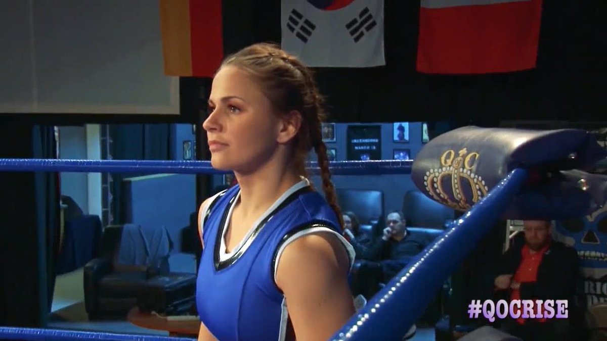 metal0515's tweet photo. Just watched @queensofcombat #QOCRISE
Very impressed with Layla Hirsch in her bout against Nicole Pain,was good match. https://t.co/6xzXKgiFWn