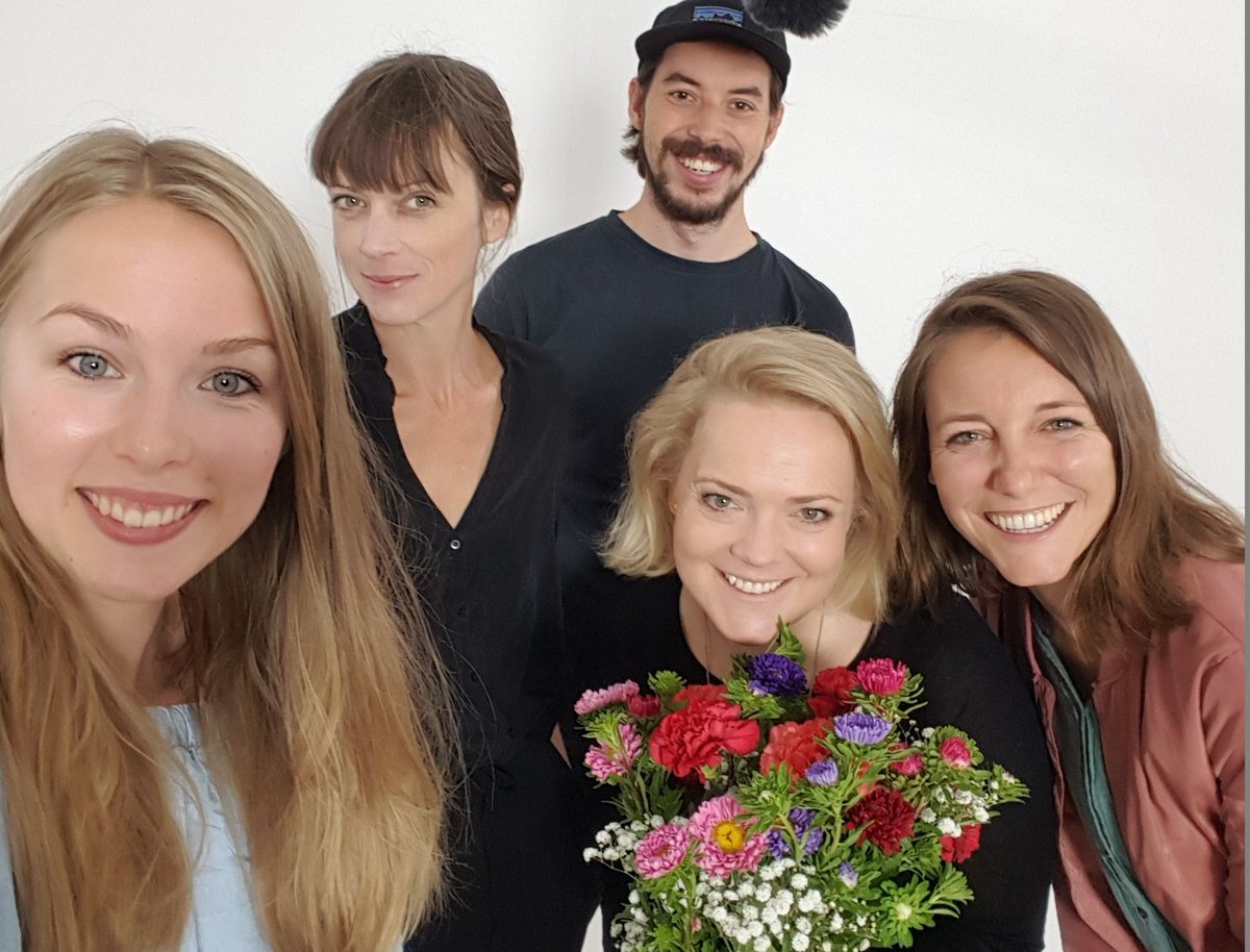 Hello again, Berlin! Vielen Dank an das Team von @EditionF_com für den schönen Drehtag! #femalefutureforce