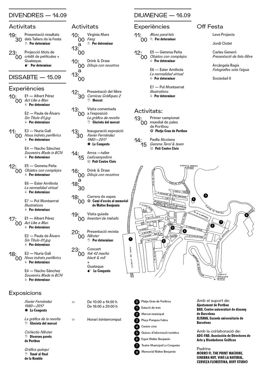 Presentem el pre–programa de la #fdg18

11 anys de Festa,
noves fronteres, 
nous límits, 
nous horitzons
i noves memòries

Presentamos el pre–programa de la #fdg18

11 años de Festa,
nuevas fronteras, 
nuevos límites,
nuevos horizontes
y nuevas memorias
