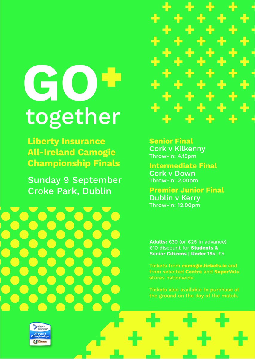 The Camogie Association (@officialcamogie) on Twitter photo <a href="/Clanmauricecamo/">Clanmaurice Camogie</a> come support <a href="/kerrycamogie/">Kerry Camogie</a> in the @LibertyIRL All-Ireland Premier Junior Championship Final in Croke Park on Sunday September 9th! Group discounts available! Get your tickets today @ gotogether.ie #GoTogether <a href="/Clanmauricecamo/">Clanmaurice Camogie</a> come support <a href="/kerrycamogie/">Kerry Camogie</a> in the @LibertyIRL All-Ireland Premier Junior Championship Final in Croke Park on Sunday September 9th! Group discounts available! Get your tickets today @ gotogether.ie #GoTogether