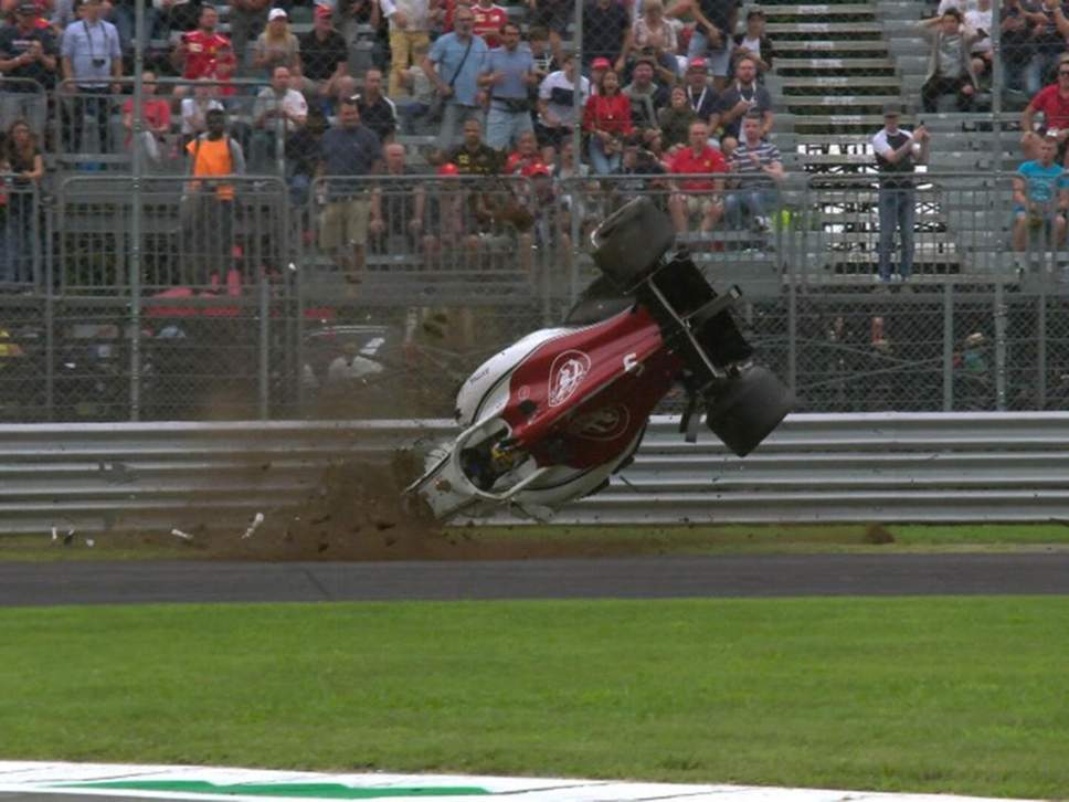 (OT) Huge crash in F1 practice this morning! r/NASCAR