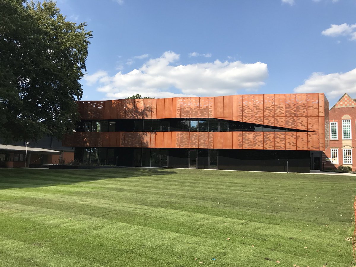 Wghs1911's tweet image. The finishing touches are being made to the new Sixth Form Centre