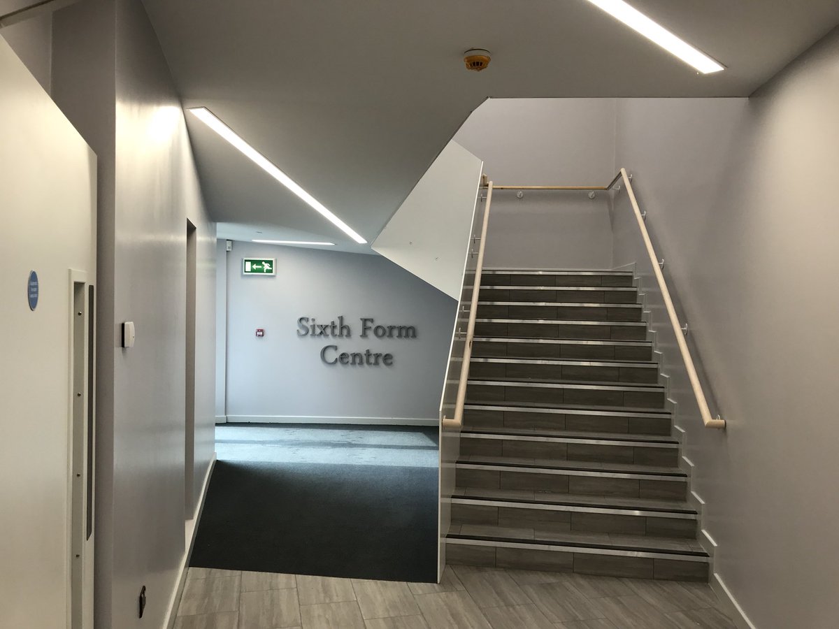 Wghs1911's tweet image. The finishing touches are being made to the new Sixth Form Centre