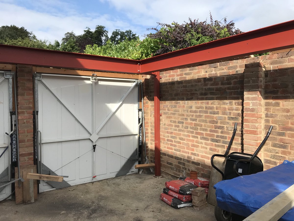 WISESteelwork's tweet photo. @WISESteelwork @wisecranes recent supply and install job for local builder in #Beaconsfield, first phase of 3 quick visits with Hiab truck, then #bocker crane, working with his program.
#steelfabrication
#steelinstallation
#crane https://t.co/A75PmNOw3J