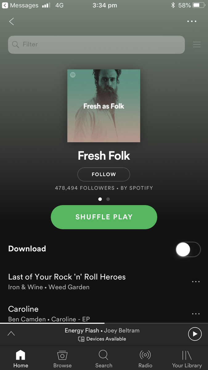 msjuanitastein's tweet photo. THANKS @Spotify for the ❤️ on release day!! #newindiemix #freshfolk #spotify #playlist #untilthelightsfade #nuderecords #handwrittenrecords https://t.co/fqnuyk6a3B
