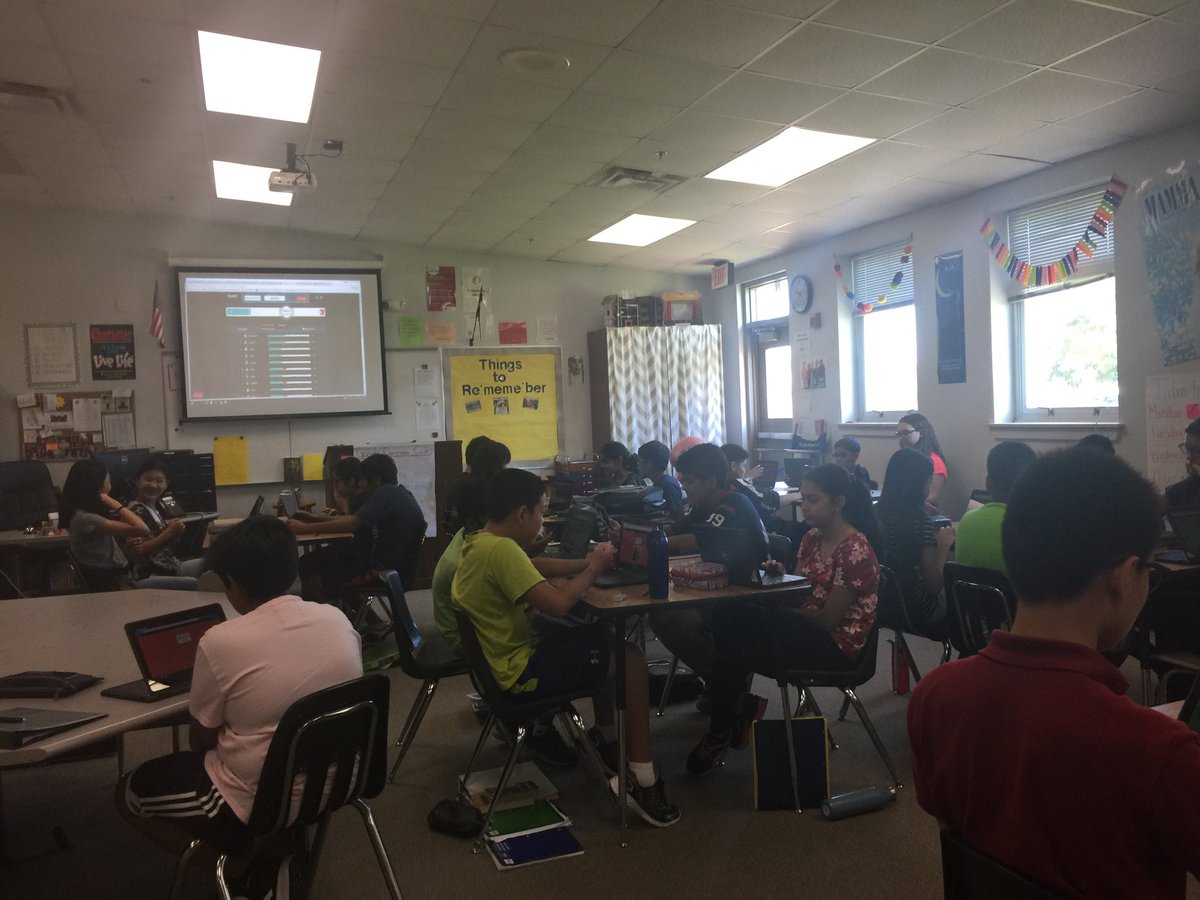 RiceMSSpeech's tweet photo. Using quizizz to take our current event quiz ⁦@RiceMSRavens⁩ ⁦@CNNStudents⁩ https://t.co/zYL8QeFNDF