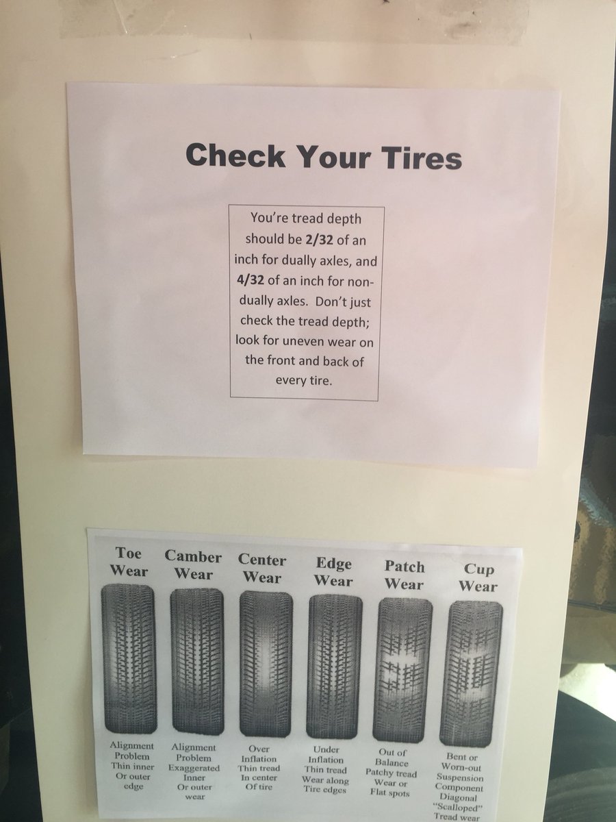dmccoyups's tweet photo. @CP_UPSers @nlucas15 Today in 3Rs we had a demo on tread depth and what the requirements are for UPS vehicles. https://t.co/DIthYgM2f7