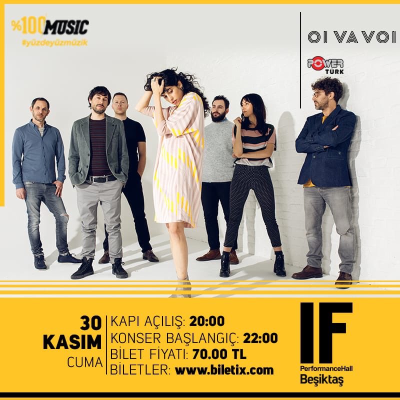 oivavoimusic's tweet photo. Happy to announce we are playing in Istanbul at @IfBesiktas on 30th Nov on our new album tour. #oivavoi #memorydrop #istanbul #turkey https://t.co/duRSHiACG4
