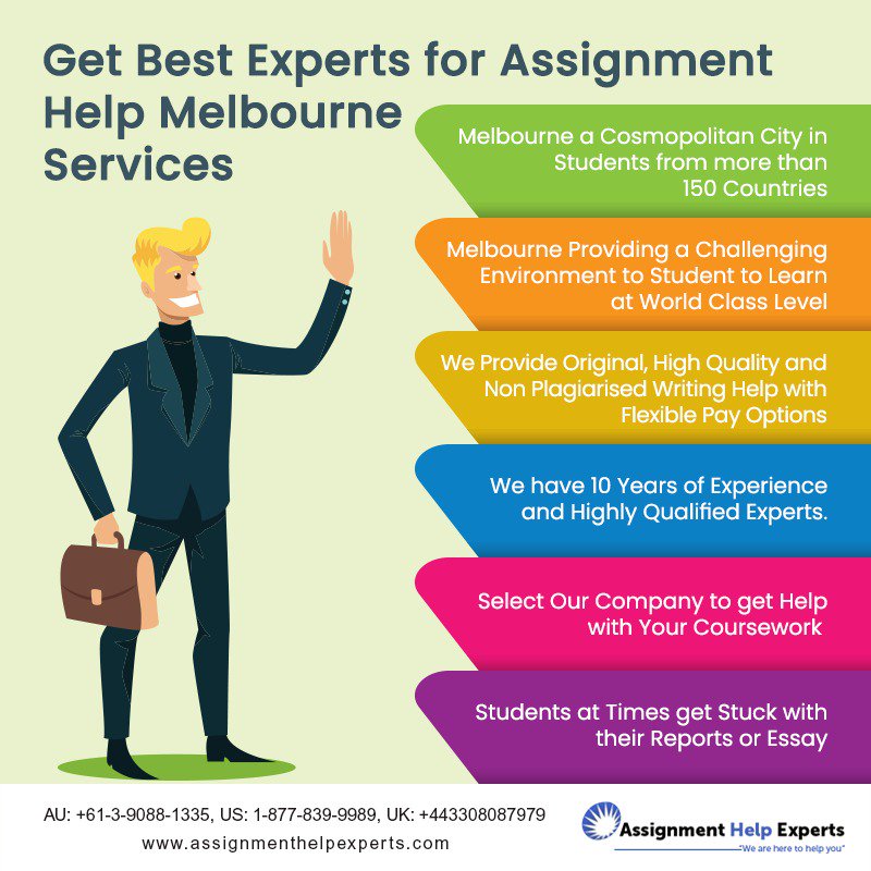 assignment_hlp's tweet image. Why you many need to seek help with your assignments when studying in Melbourne
Read More:- assignmenthelpexperts.com/assignment-hel…
#Experts #Assignment #Writing #Help #Melbourne #Services #assignmenthelpexperts