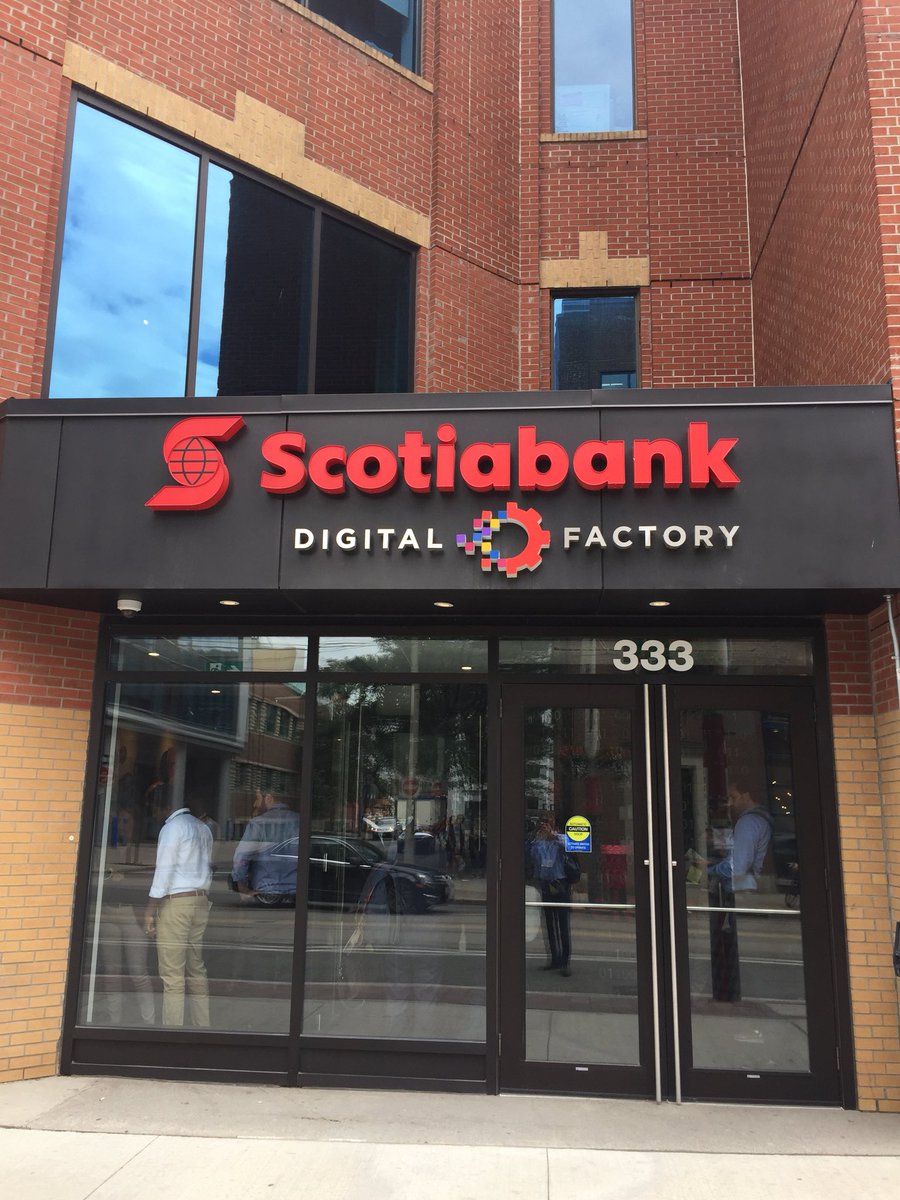 Fin Tech culture within a traditional bank? Scotiabank gives it a try with their digital factory in Toronto. RSM MBA study trip Company visit @rsmmba #rsmmbastudytrips