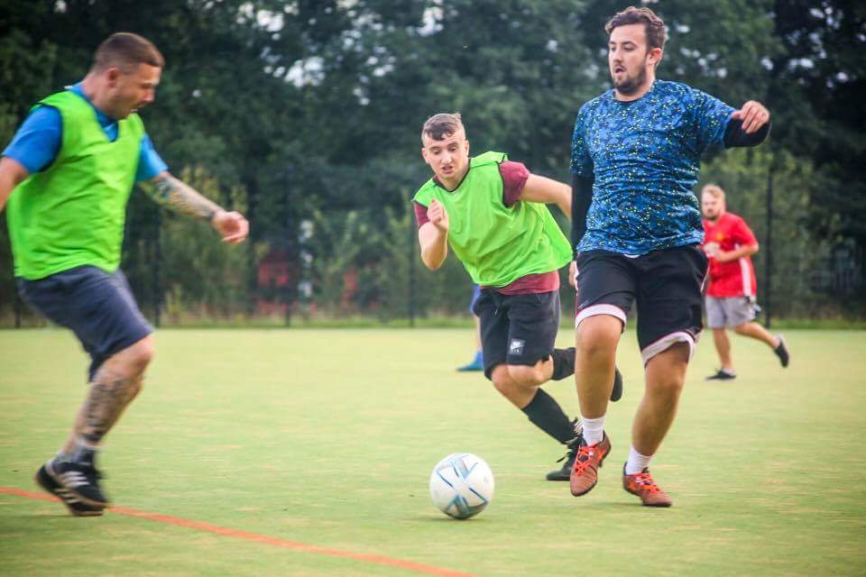 One2Blackburn's tweet image. Quote from Kirk
"Tonight’s job was brilliant photographing for Blokes United a social inclusion football team. Brilliant set of lads and what they are doing is amazing. Changing lives and offering a safe and friendly environment to play football Honoured to photograph for them"