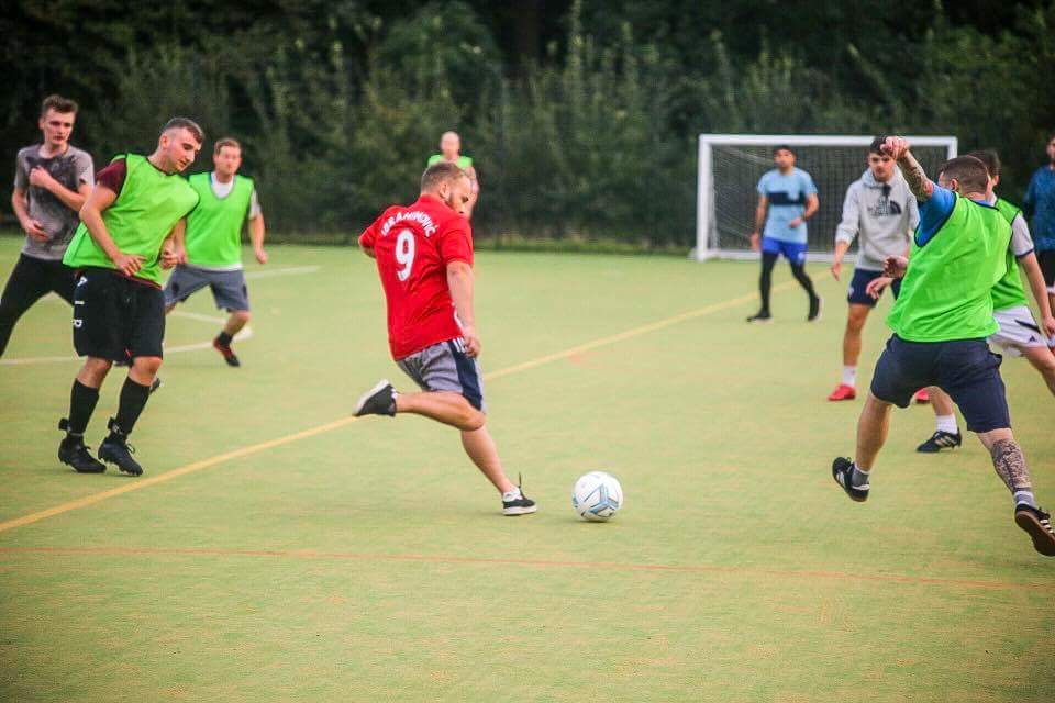 One2Blackburn's tweet image. Quote from Kirk
"Tonight’s job was brilliant photographing for Blokes United a social inclusion football team. Brilliant set of lads and what they are doing is amazing. Changing lives and offering a safe and friendly environment to play football Honoured to photograph for them"