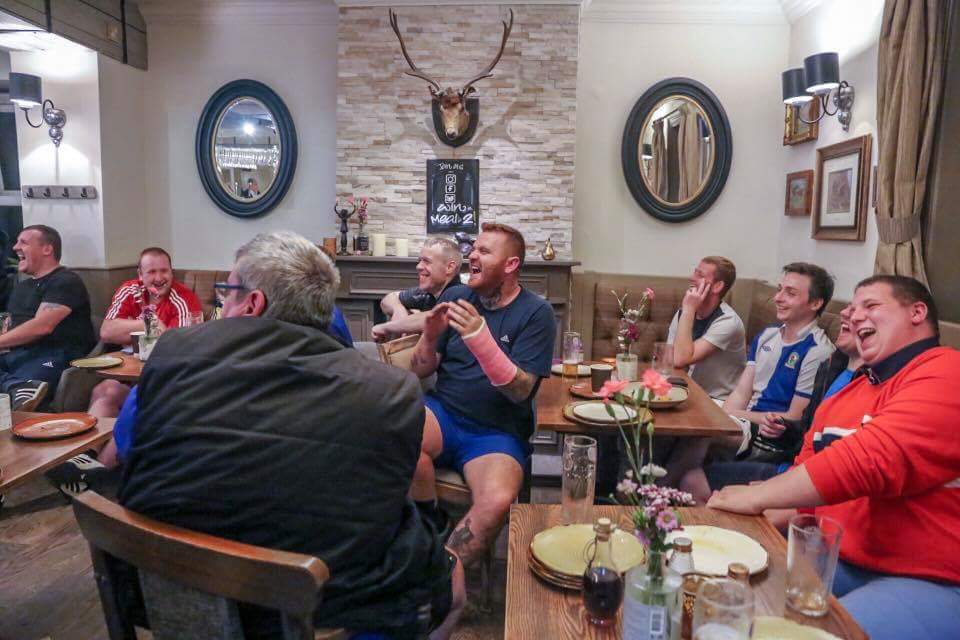 One2Blackburn's tweet image. Quote from Kirk
"Tonight’s job was brilliant photographing for Blokes United a social inclusion football team. Brilliant set of lads and what they are doing is amazing. Changing lives and offering a safe and friendly environment to play football Honoured to photograph for them"