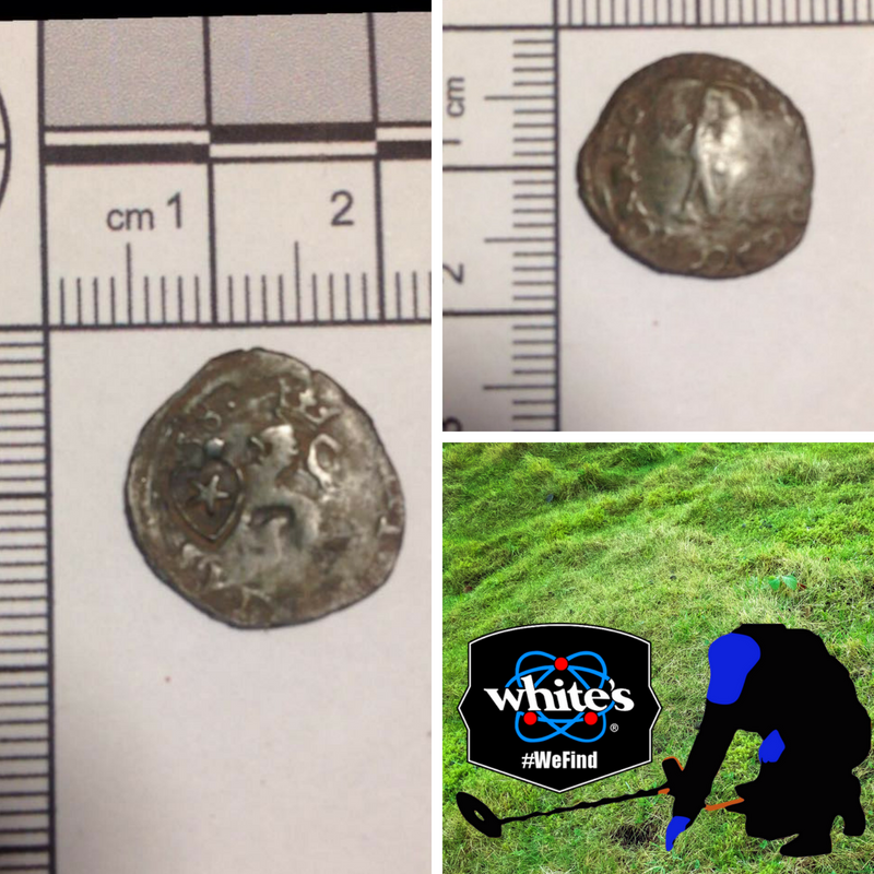 Thanks to Baz Oberon Montgomery for sharing his Queen Mary of Scotland 1558 and counter-stamped by James 6th of Scotland (1st of England) coin he found recently with his #MXSport #WEFind #Coins