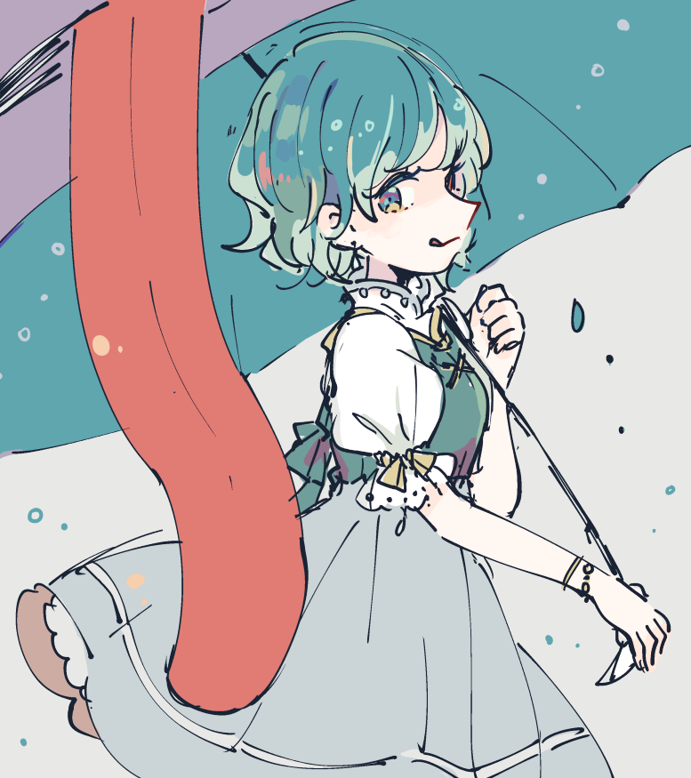 多々良小傘 「☔️ 」|もずくず🐘例大祭う34bのイラスト