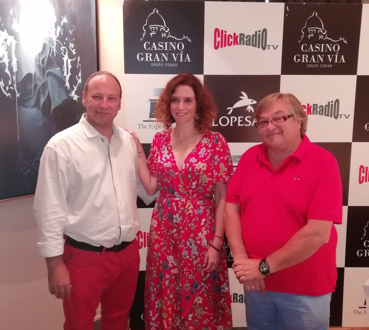 ClickRadioTV's tweet photo. Nuestros directores @coachlillo y #JavierSandoval en los desayunos #TheExperienceClub #ClickTertulia hoy con @IdiazAyuso desde el @CasinoGranVia https://t.co/zCNnmJqQk4