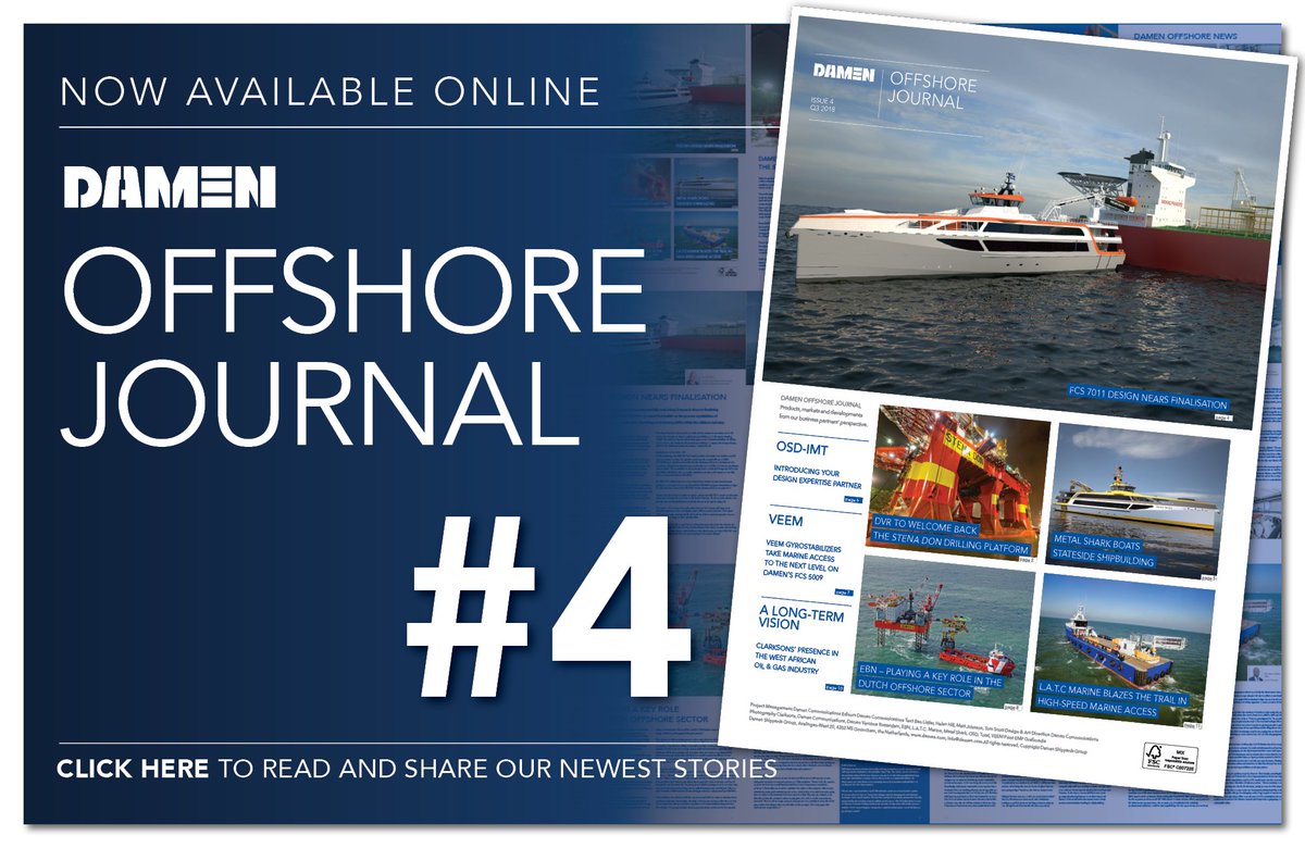 This edition of Damen Offshore Journal looks at the collaborations that are stimulating innovation and driving integrated solutions from our business partners’ perspective. Enjoy! magazine.damen.com/tag/offshore-j…