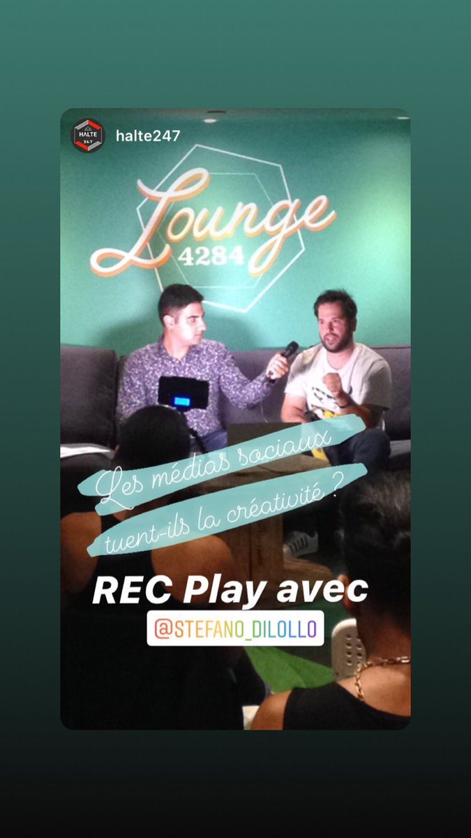 StefanoDiLollo's tweet photo. Great evening at @Halte247 for @YouTubeMTL’s REC PLAY! #YouTubeMTL #RECPLAY #Montreal #Creativity #Talk https://t.co/sb4HxIYy0m