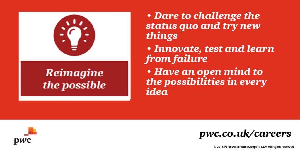 PwC_UK_Careers's tweet image. Read a little bit more about today&apos;s value, reimagine the possible.

If you&apos;d like to work at @PwC_UK, view our careers site here: bit.ly/2wyzzb8

#PwCvalues #careersatPwC #workatPwC #PwC #careers