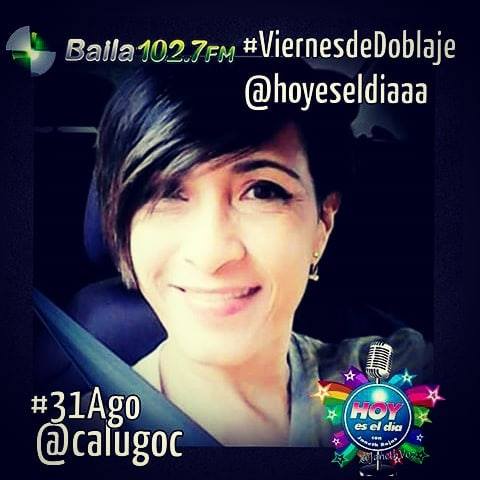 BailaFM's tweet image. #31Ago cerramos el mes con nuestro #ViernesdeDoblaje en @BailaFM en #HoyEsELDia nos acompaña #CarmenLugo  #Dubbing #Doblajeenespanol #Doblajelatinoamericano